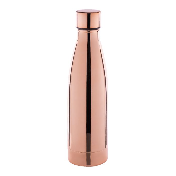 Roppar Oro újrahasznosított rozsdamentes acél rézszigetelt termosz, rózsaszín | Reklámajándék, reklámtárgy, céges ajándék, egyedi reklámajándék Reklámajándék | Roppar Oro újrahasznosított rozsdamentes acél rézszigetelt termosz, rózsaszín