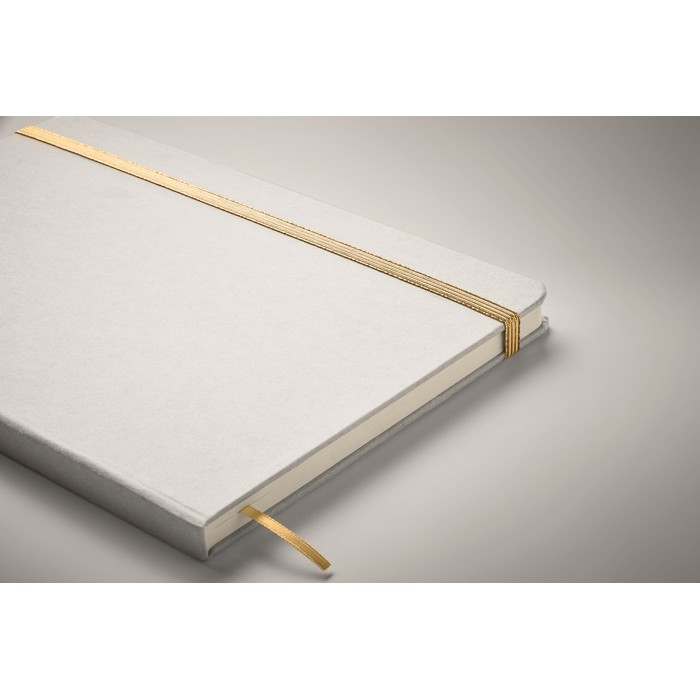 Reklámajándék | Route White Színfelfedő A5 jegyzetfüzet, arany