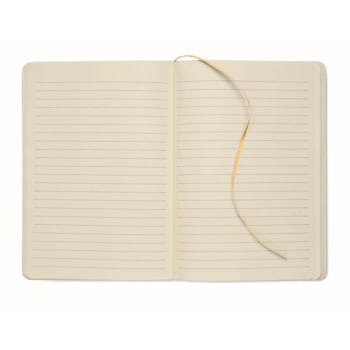 Reklámajándék | Route White Színfelfedő A5 jegyzetfüzet, arany