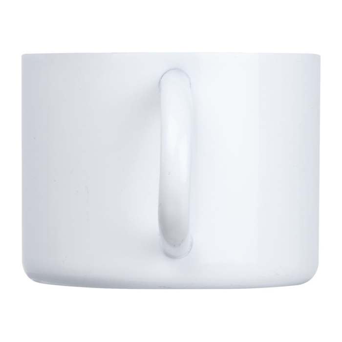 Reklámajándék | Rozsdamentes acél eszpresszó csésze, 80ml, fehér