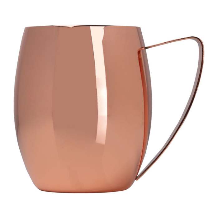 Reklámajándék | Rozsdamentes acél pohár, 400ml, rózsaszín