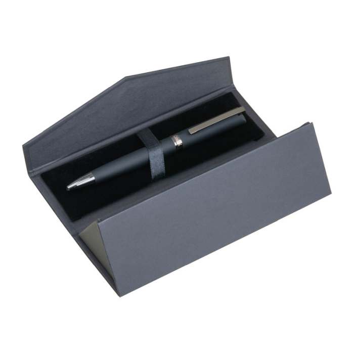 Reklámajándék | rozsdamentes acél reklámtoll, fekete