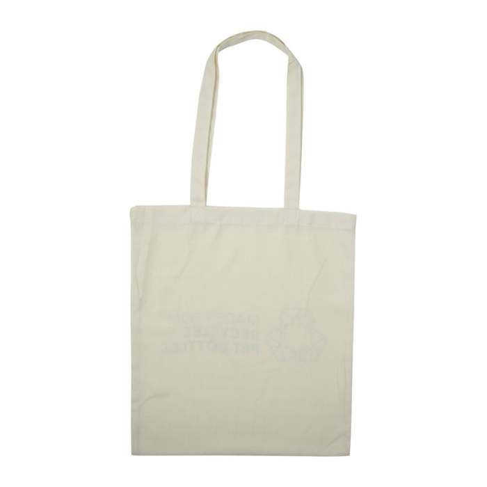 Reklámajándék | RPET bevásárlótáska, 140 g/m², bézs