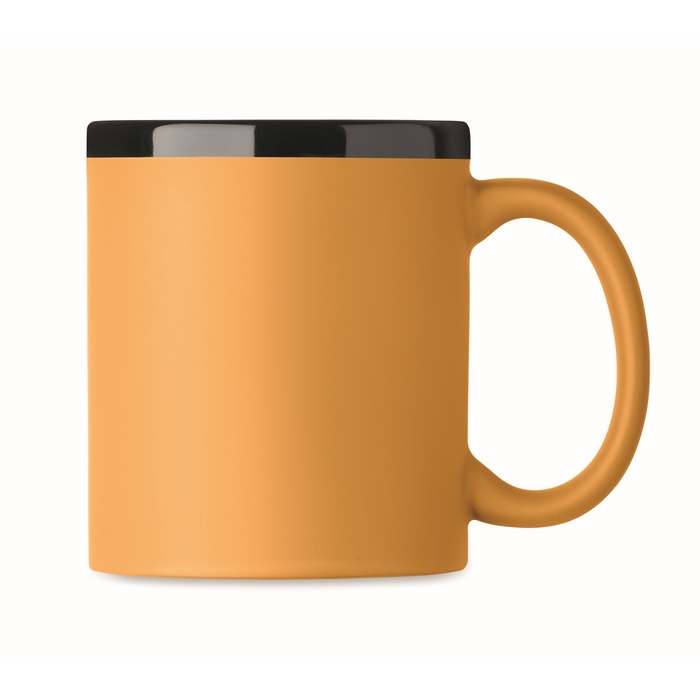 Ruby Kerámia bögre lézerhez 300 ml, sárga | Reklámajándék, reklámtárgy, céges ajándék, egyedi reklámajándék Reklámajándék | Ruby Kerámia bögre lézerhez 300 ml, sárga