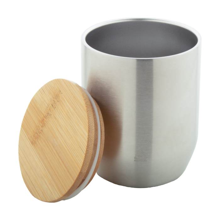 Reklámajándék | Sesboo thermo pohár, ezüst, 300 ml