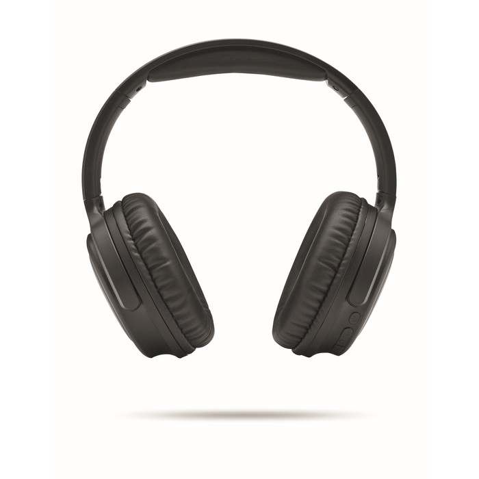 Silent ANC összehajtható fejhallgató, fekete | Reklámajándék, reklámtárgy, céges ajándék, egyedi reklámajándék Reklámajándék | Silent ANC összehajtható fejhallgató, fekete