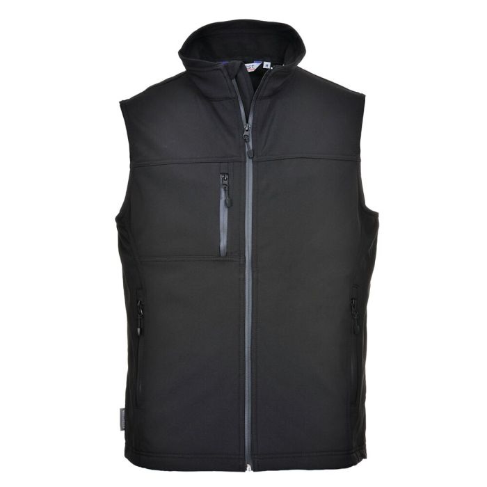 Portwest Softshell Mellény, fekete | Adgift Reklámajándéktól Portwest Softshell Mellény, fekete