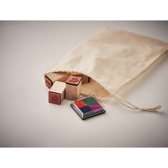 Stampie 8 db karácsonyi bélyegzőkészlet, bézs | Reklámajándék, reklámtárgy, céges ajándék, egyedi reklámajándék Reklámajándék | Stampie 8 db karácsonyi bélyegzőkészlet, bézs