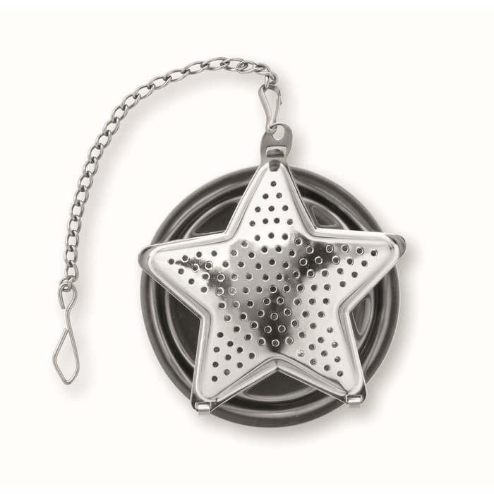 Reklámajándék | Starfilter Csillag alakú teatojás, ezüst