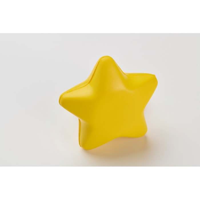 Reklámajándék | Starly PU stresszoldó csillag, sárga