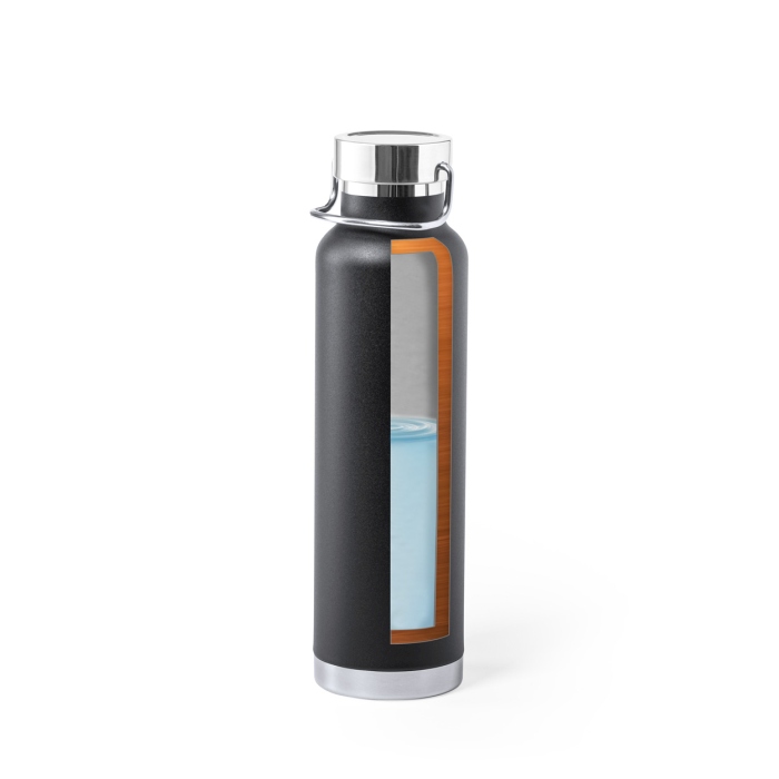 Staver rézszigetelt vákuum termosz, 650 ml, fekete