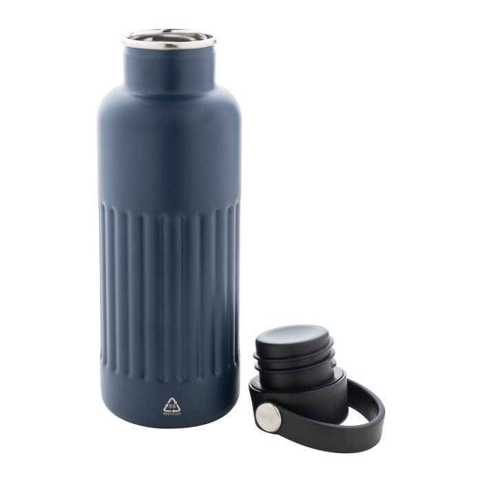 Reklámajándék | Streaky Go termosz, sötétkék, 500 ml