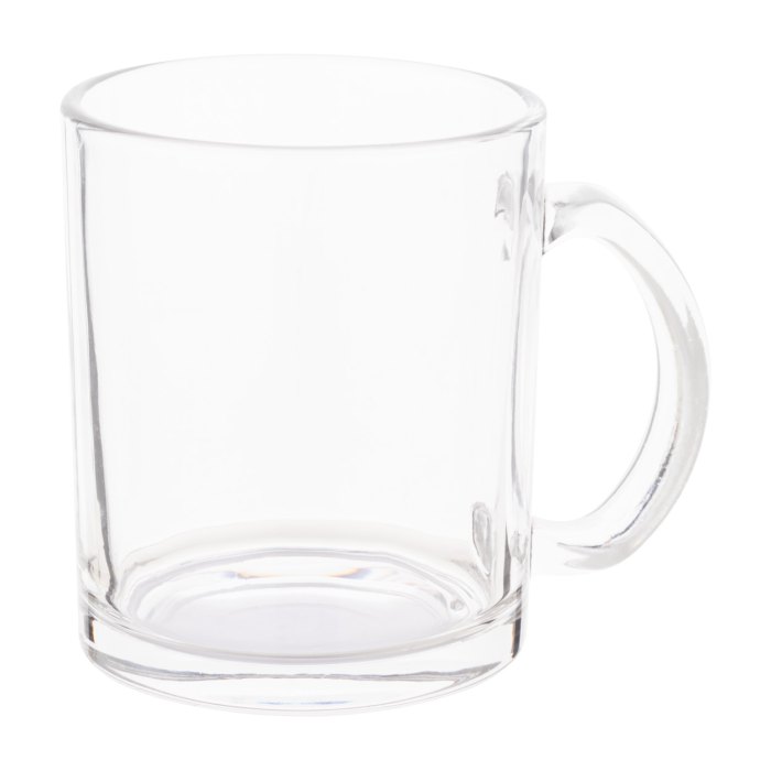 Reklámajándék | Strobba újrahasznosított üveg bögre, átlátszó, 300 ml