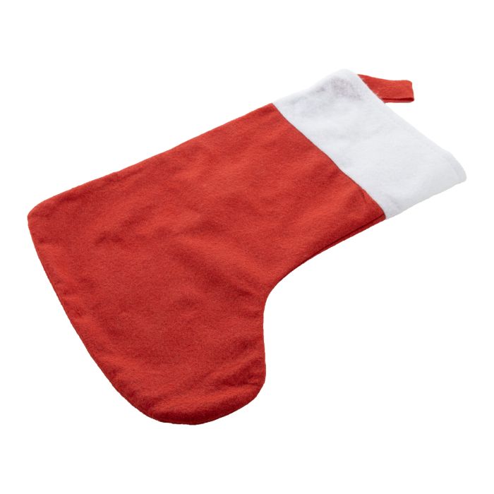 Reklámajándék | Strumpox RPET karácsonyi zokni, piros