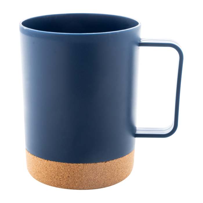 Reklámajándék | Suber PP bögre, sötétkék, 400 ml