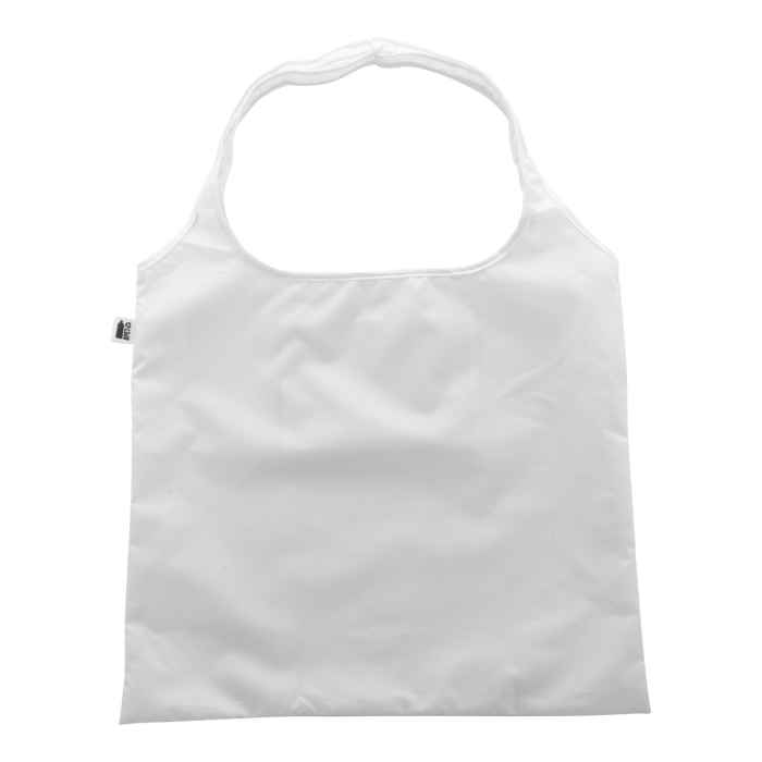 Reklámajándék | SuboShop Fold II egyedi RPET bevásárlótáska, fehér