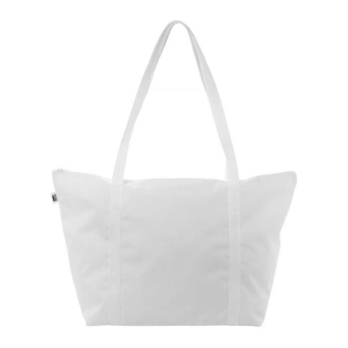 Reklámajándék | SuboShop Playa Zip egyedi strandtáska, fehér