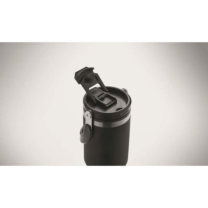 Suma Hand Duplafalú pohár 850 ml, fekete | Reklámajándék, reklámtárgy, céges ajándék, egyedi reklámajándék Reklámajándék | Suma Hand Duplafalú pohár 850 ml, fekete