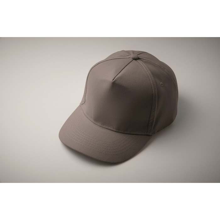 Reklámajándék | Sunny 5 paneles baseball sapka, szürke