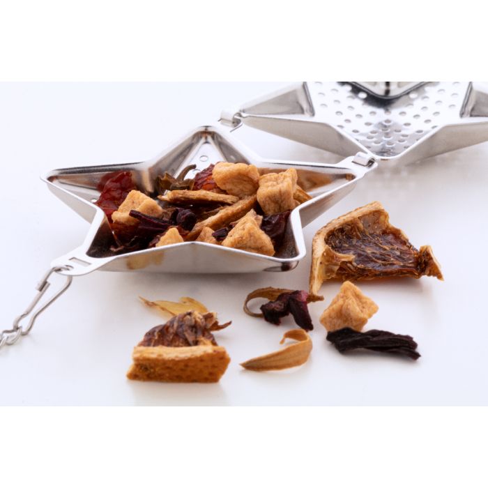 Reklámajándék | Suodatee karácsonyi teafűtartó, csillag, ezüst