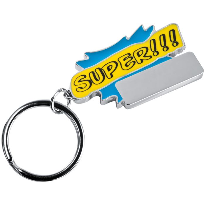 "Super!" Kulcstartó-ezüst