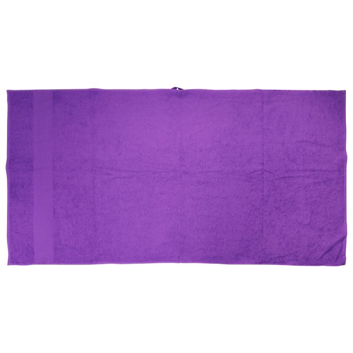 Reklámajándék | Terry L pamut frottír törölköző - 70 x 140 cm, lila