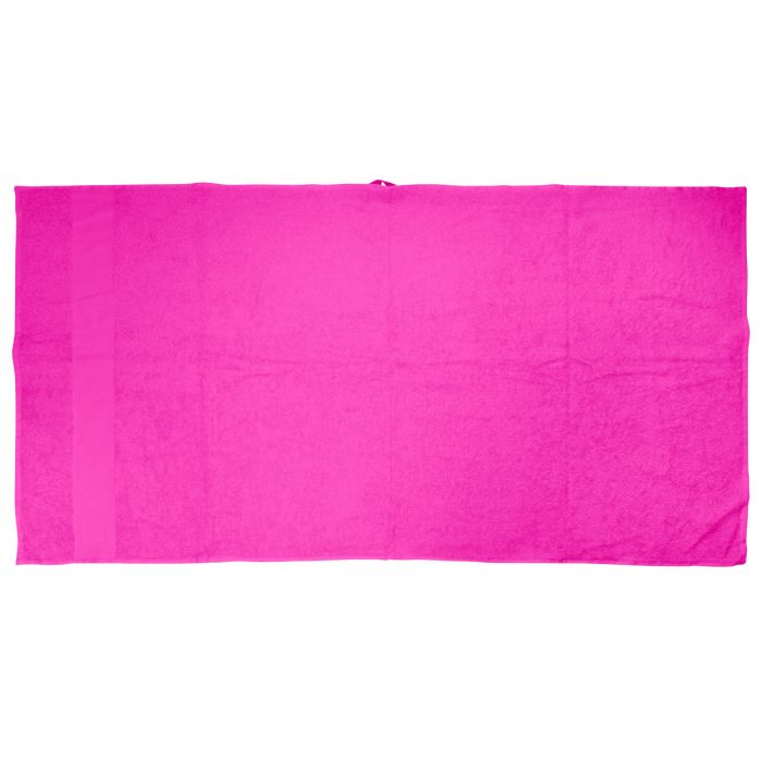 Reklámajándék | Terry L pamut frottír törölköző - 70 x 140 cm, pink
