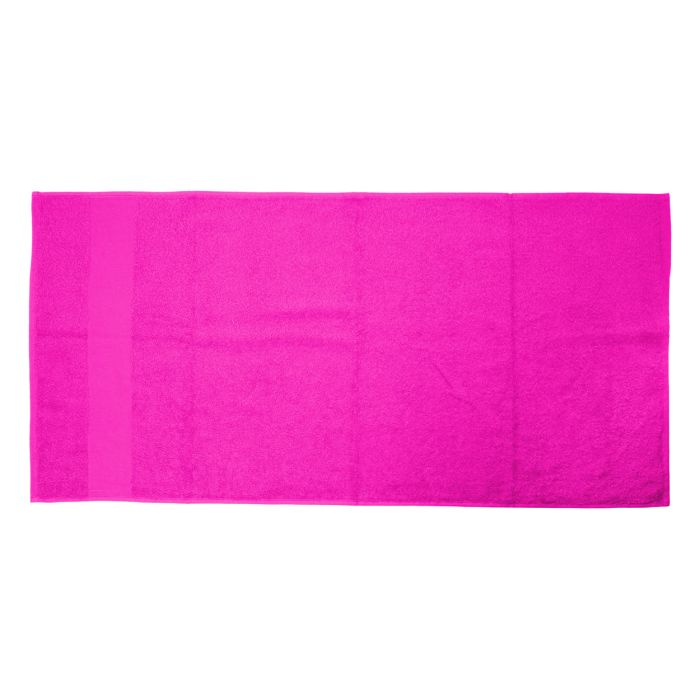 Reklámajándék | Terry M pamut frottír törölköző - 50 x 100 cm, pink