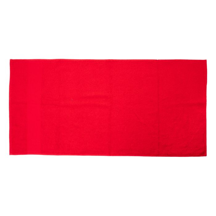 Reklámajándék | Terry M pamut frottír törölköző - 50 x 100 cm, piros