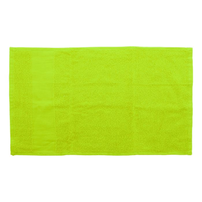 Reklámajándék | Terry S pamut frottír törölköző - 30 x 50 cm, lime zöld