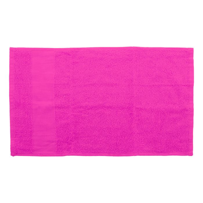 Reklámajándék | Terry S pamut frottír törölköző - 30 x 50 cm, pink