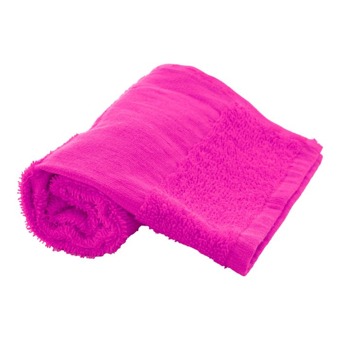 Reklámajándék | Terry S pamut frottír törölköző - 30 x 50 cm, pink