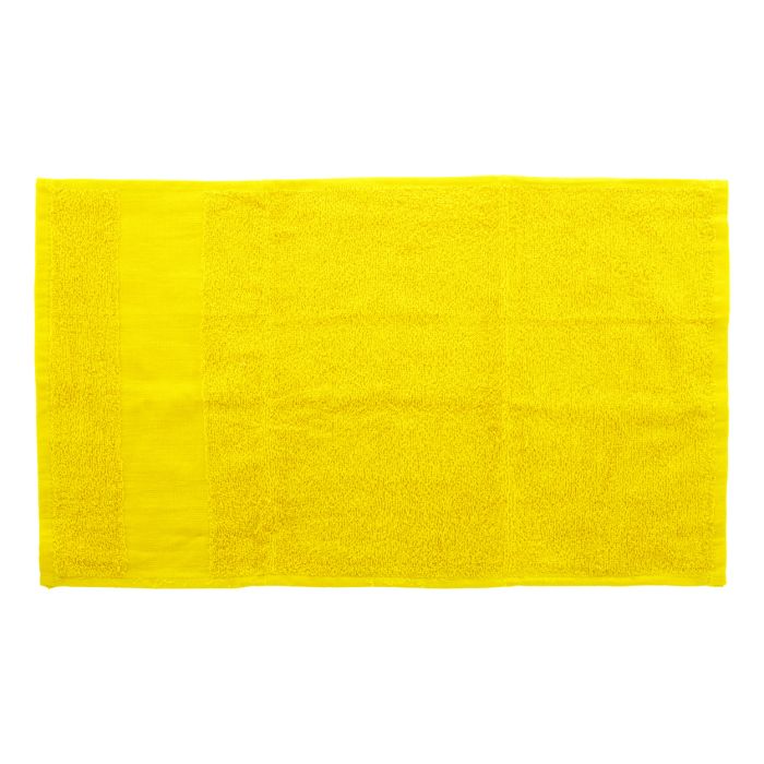 Reklámajándék | Terry S pamut frottír törölköző - 30 x 50 cm, sárga