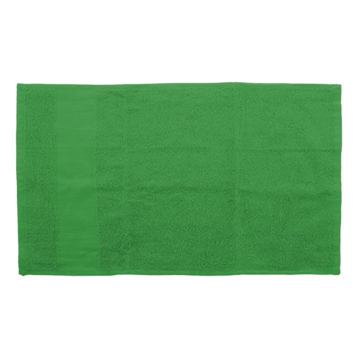 Reklámajándék | Terry S pamut frottír törölköző - 30 x 50 cm, zöld