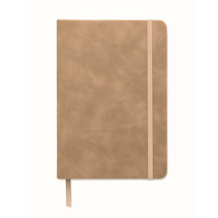 Reklámajándék | Tint A5 füstös színű PU notesz, natúr