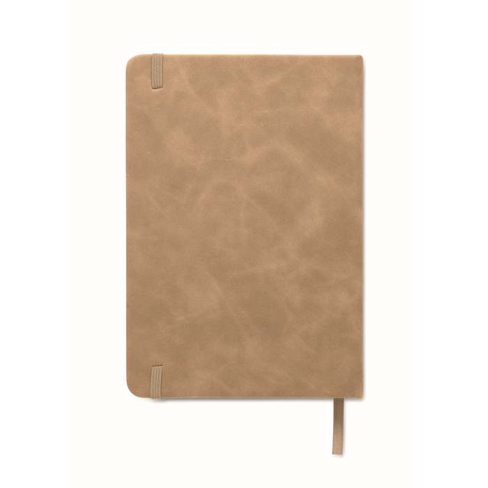 Reklámajándék | Tint A5 füstös színű PU notesz, natúr