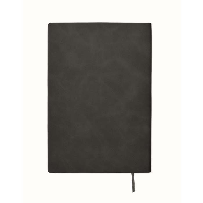 Reklámajándék | Tintray A5 füstös színű PU notesz, fekete
