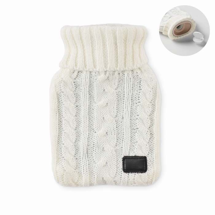 Reklámajándék | Toasty Melegvizes palack 450 ml, bézs
