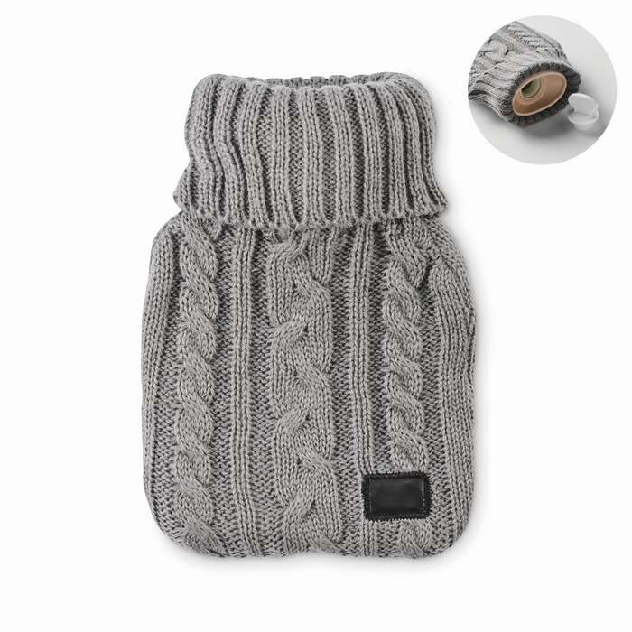 Reklámajándék | Toasty Melegvizes palack 450 ml, szürke