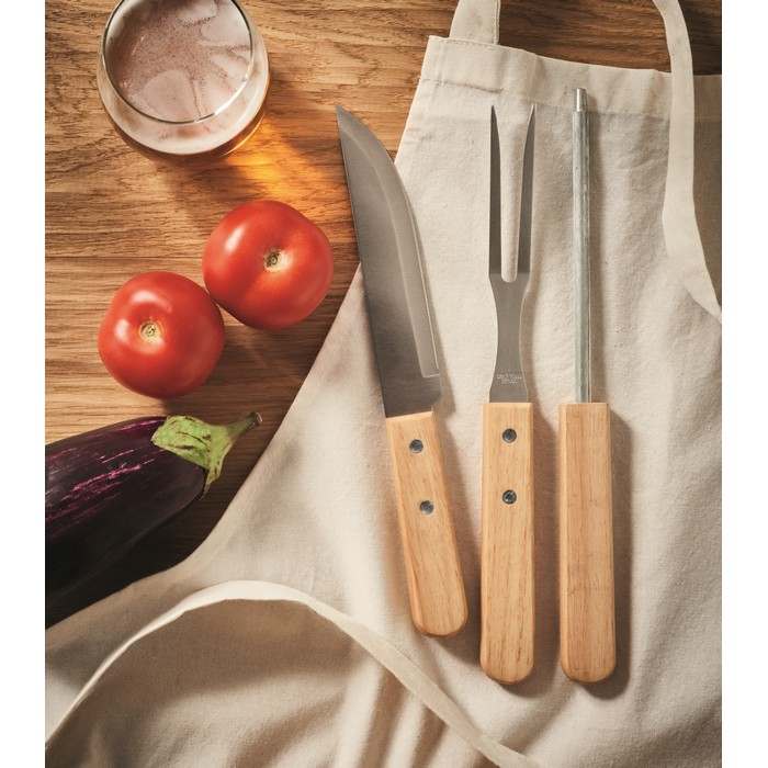 Reklámajándék | Tooldera Rozsdament. acél grilleszközök, natúr