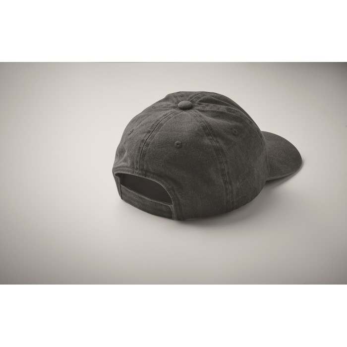 Top 6 paneles baseball sapka 265 g, fekete | Reklámajándék, reklámtárgy, céges ajándék, egyedi reklámajándék Reklámajándék | Top 6 paneles baseball sapka 265 g, fekete