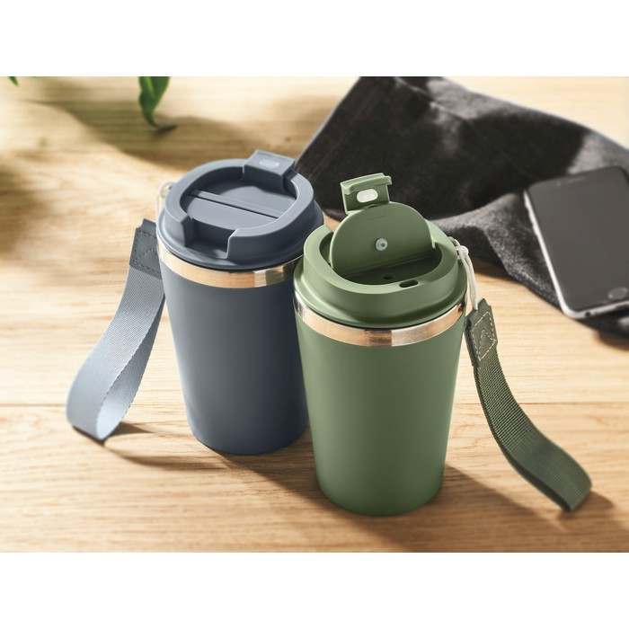 Topaz Duplafalú pohár 350 ml, sötétzöld | Reklámajándék, reklámtárgy, céges ajándék, egyedi reklámajándék Reklámajándék | Topaz Duplafalú pohár 350 ml, sötétzöld