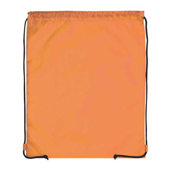 Reklámajándék | Tornazsák újrahasznosított poliészterből, narancssárga