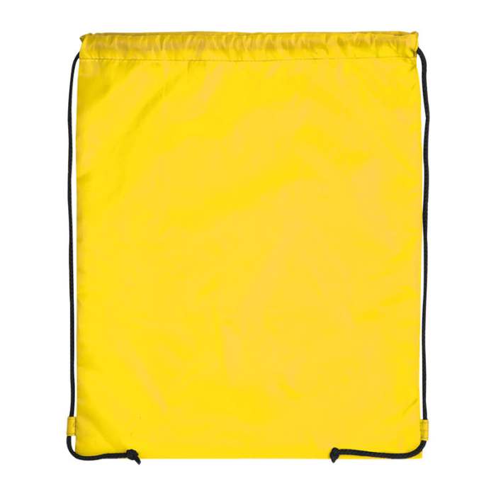 Reklámajándék | Tornazsák újrahasznosított poliészterből, sárga