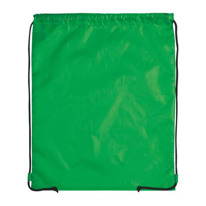 Reklámajándék | Tornazsák újrahasznosított poliészterből, zöld