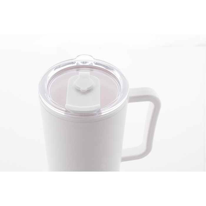 Reklámajándék | Trenta thermo bögre, fehér, 1100 ml