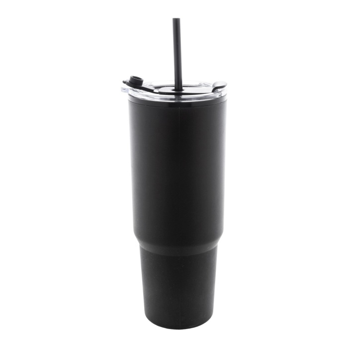 Reklámajándék | Trenta thermo bögre, fekete, 1100 ml
