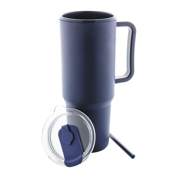 Reklámajándék | Trenta thermo bögre, kék, 1100 ml