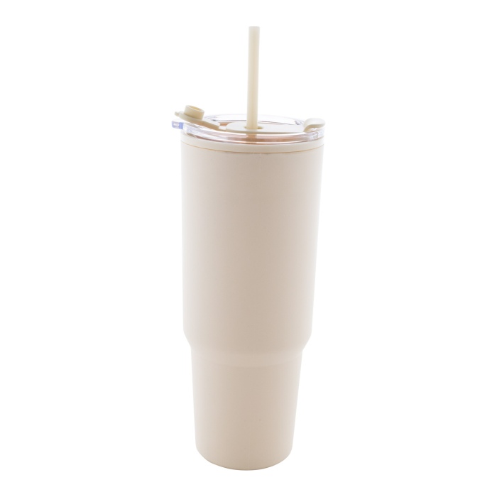 Reklámajándék | Trenta thermo bögre, natúr, 1100 ml