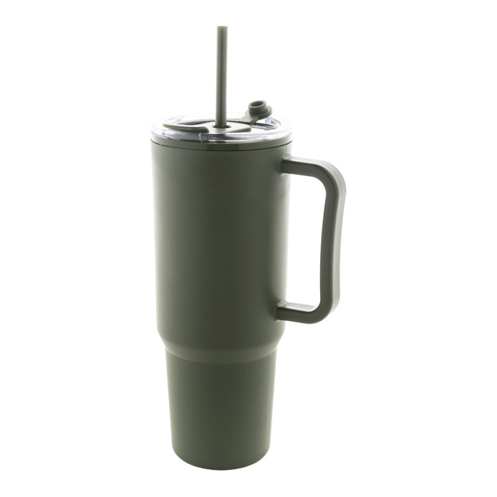 Reklámajándék | Trenta thermo bögre, zöld, 1100 ml